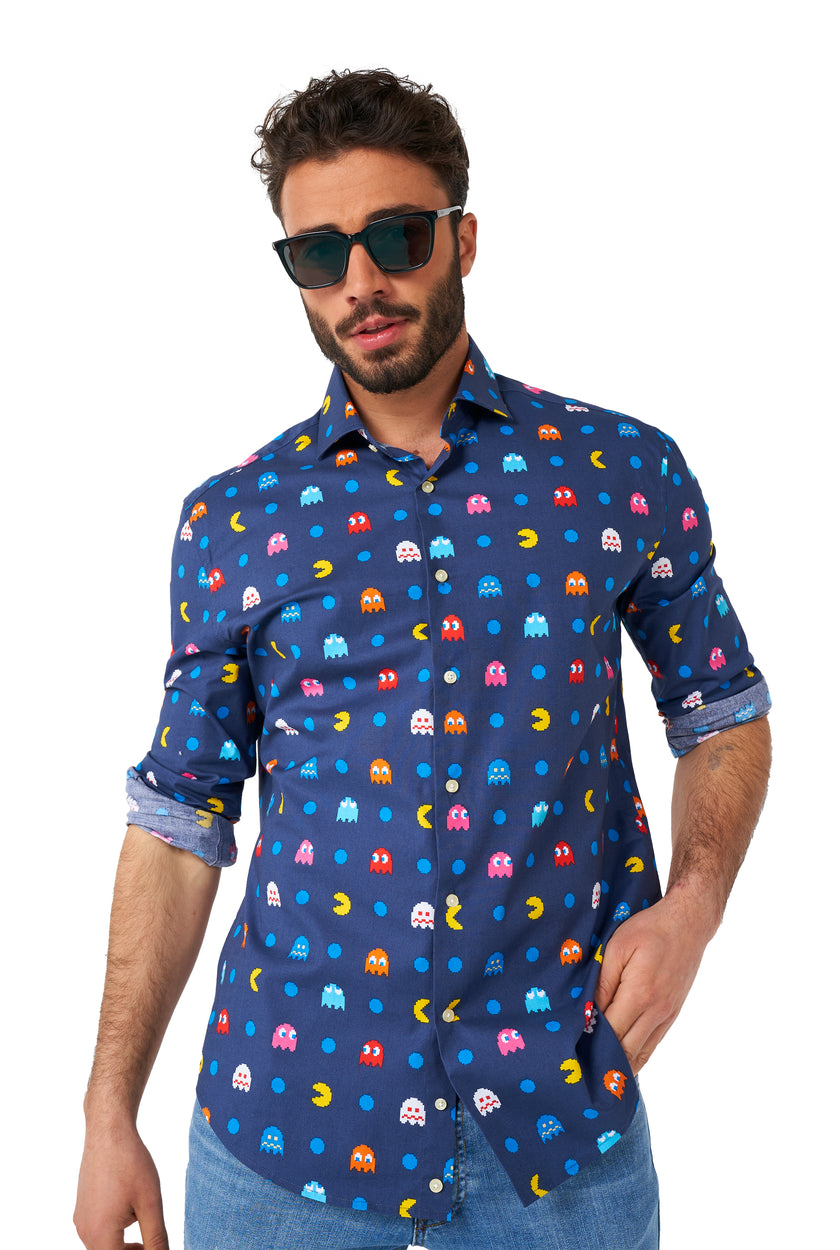 Chemise OppoSuits SHIRT LS Pixel PAC-MAN™