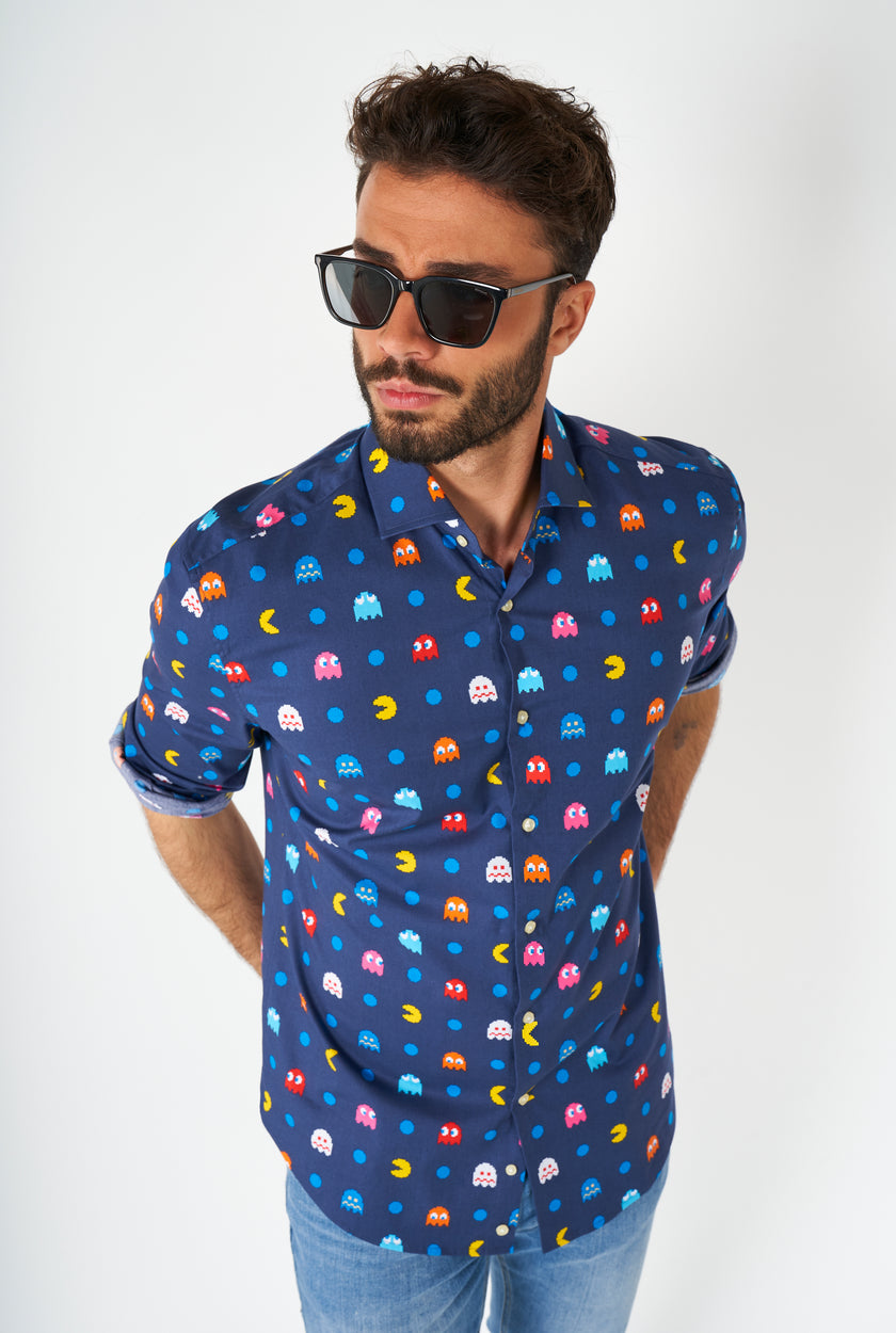 Chemise OppoSuits SHIRT LS Pixel PAC-MAN™