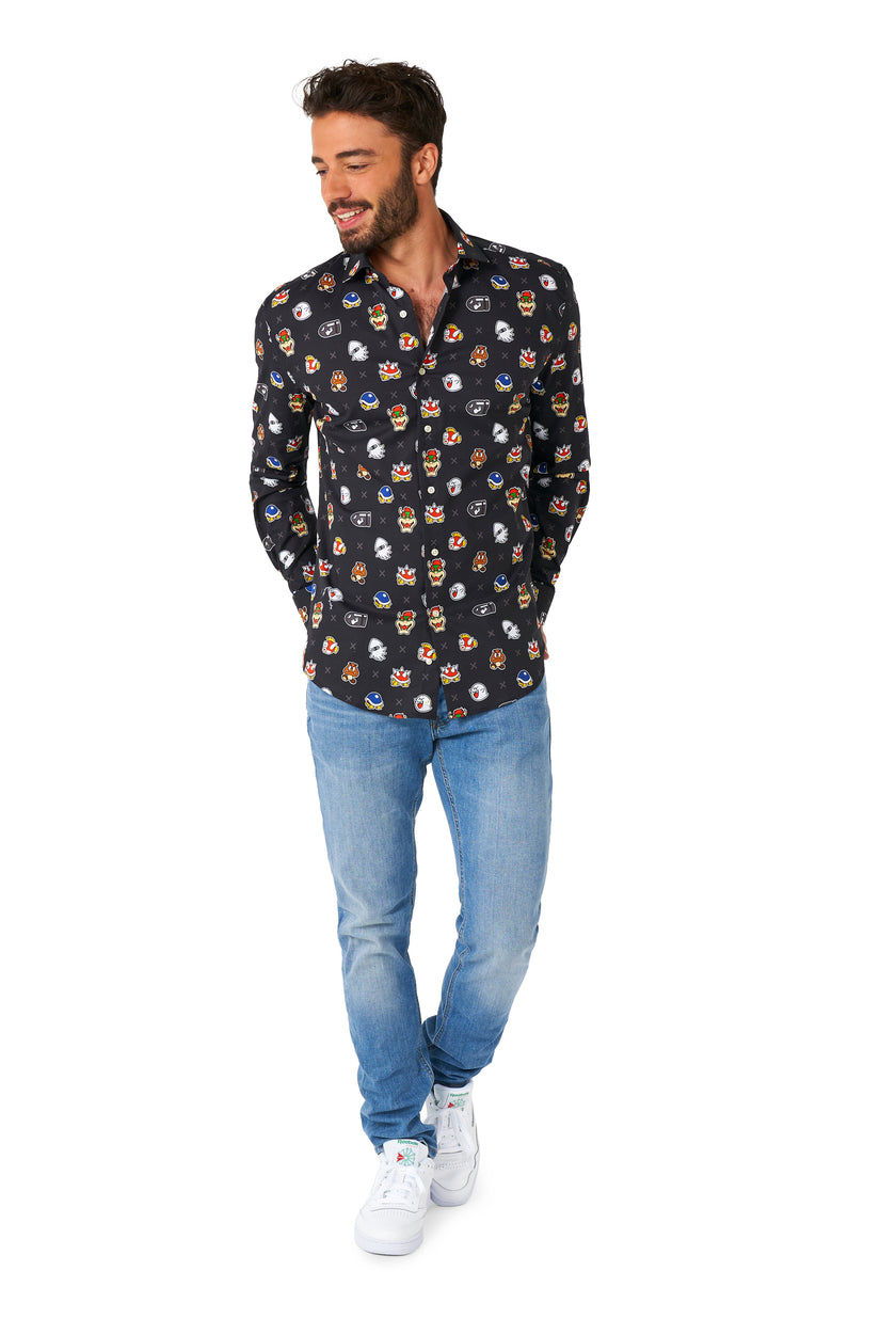 Chemise OppoSuits SHIRT LS Super Mario™ Bad Guys