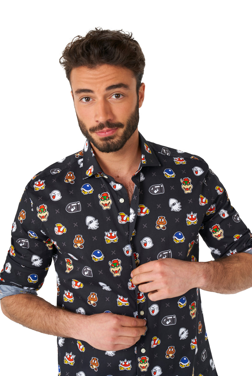 Chemise OppoSuits SHIRT LS Super Mario™ Bad Guys
