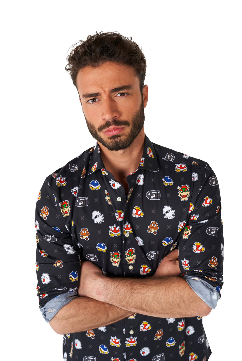 Chemise OppoSuits SHIRT LS Super Mario™ Bad Guys