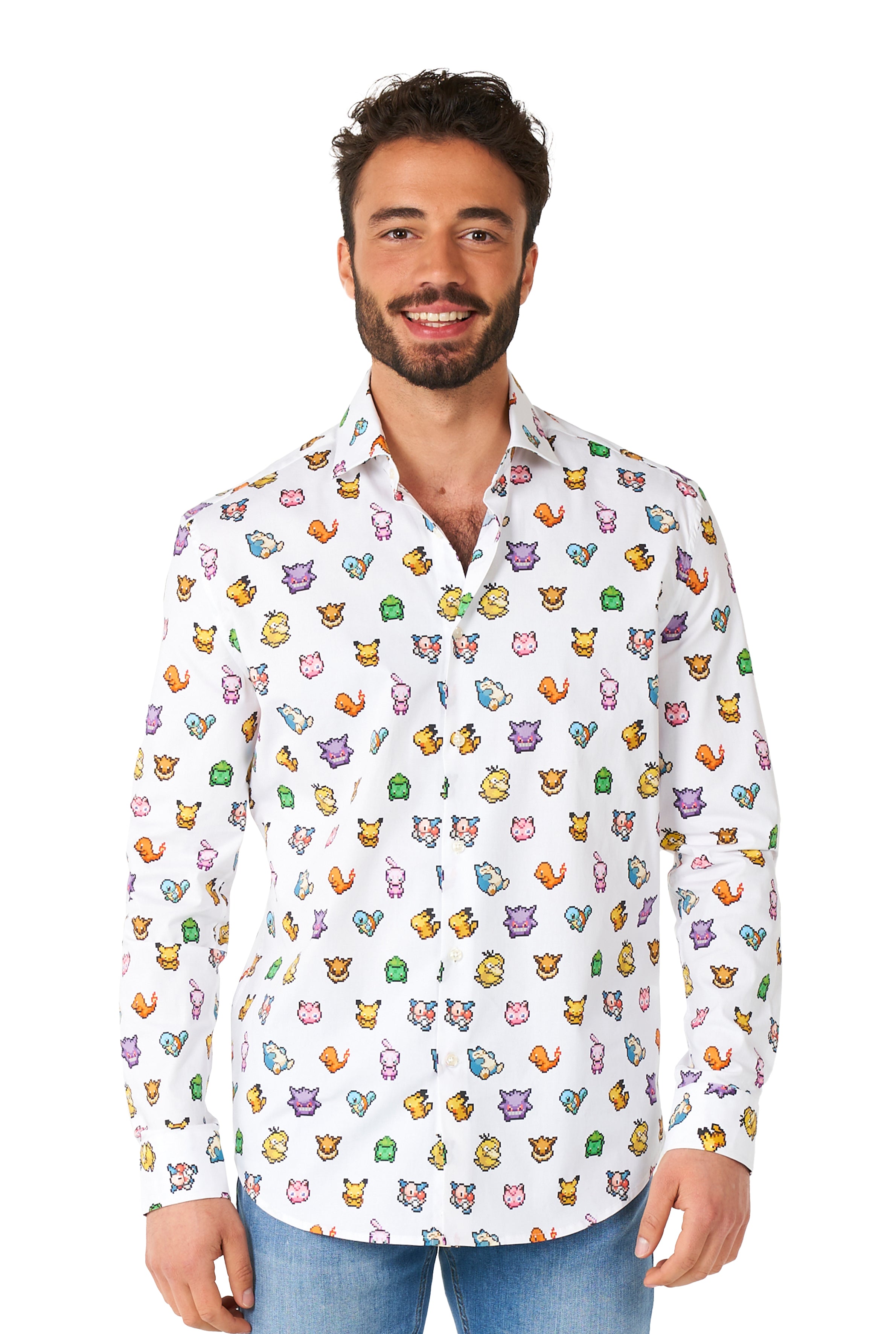 Chemise OppoSuits SHIRT LS Pixel Pokémon