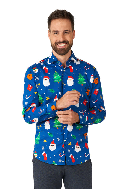 Chemise OppoSuits SHIRT LS Festivity Blue