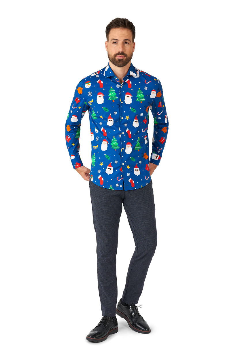 Chemise OppoSuits SHIRT LS Festivity Blue