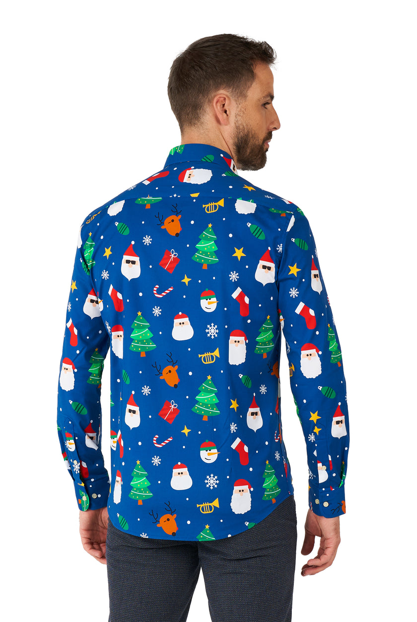 Chemise OppoSuits SHIRT LS Festivity Blue