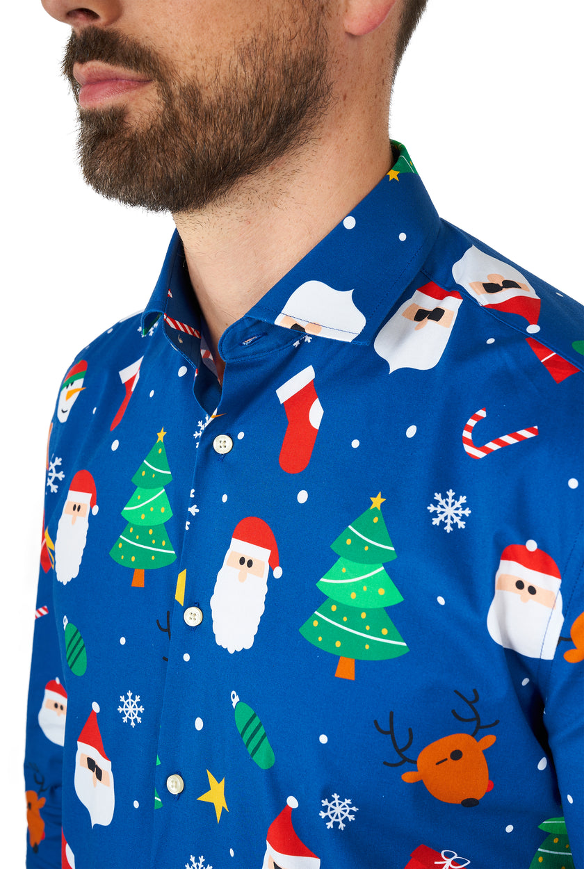 Chemise OppoSuits SHIRT LS Festivity Blue