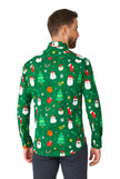 Chemise OppoSuits SHIRT LS Festivity Green