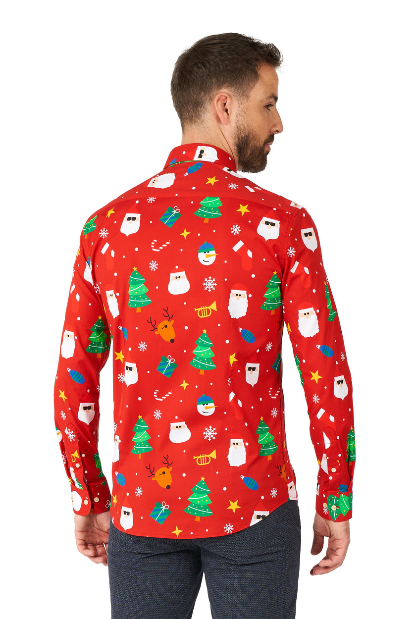 Chemise OppoSuits SHIRT LS Festivity Red