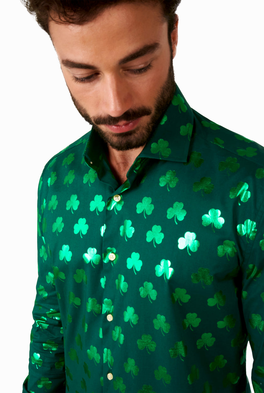 Chemise OppoSuits Shiny Shamrock