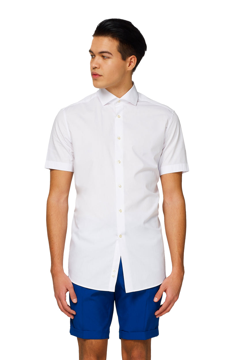 Chemise OppoSuits SHIRT Short Sleeve White Knight