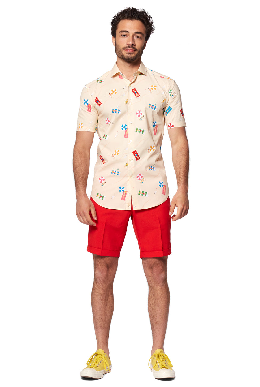 Chemise OppoSuits SHIRT Short Sleeve Beach Life