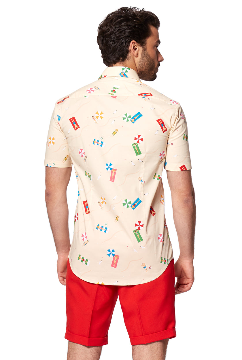 Chemise OppoSuits SHIRT Short Sleeve Beach Life