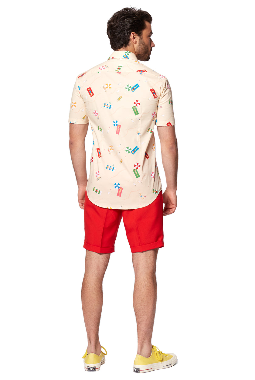 Chemise OppoSuits SHIRT Short Sleeve Beach Life