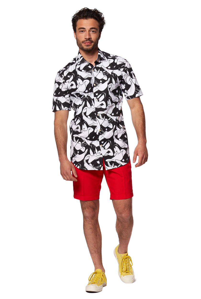 Chemise OppoSuits SHIRT Short Sleeve Daffy Duck