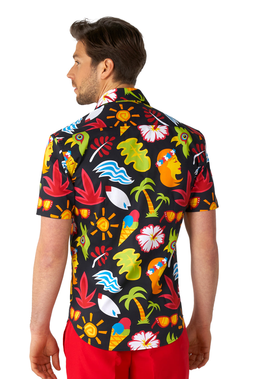 Chemise OppoSuits SHIRT Short Sleeve Tropical Thunder