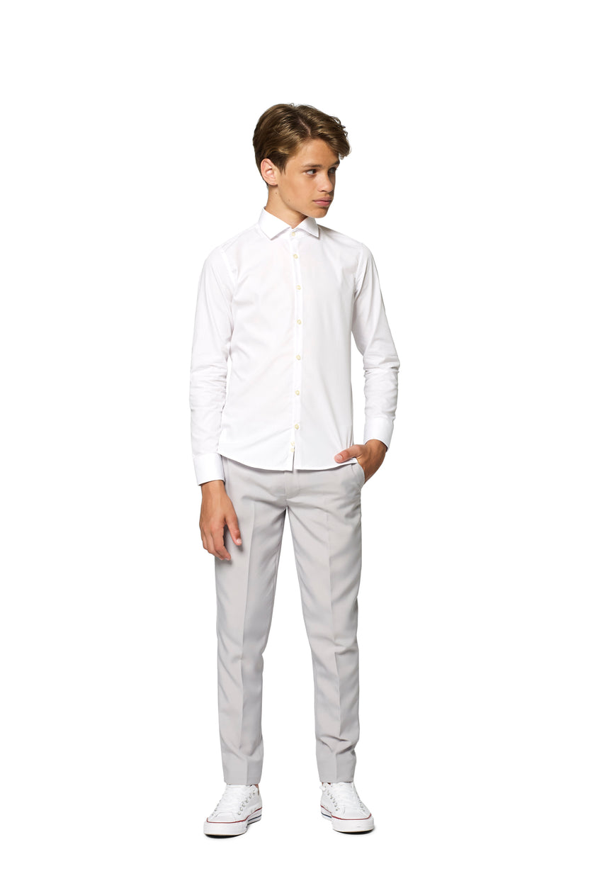 Chemise OppoSuits SHIRT LS White Knight Teen boys