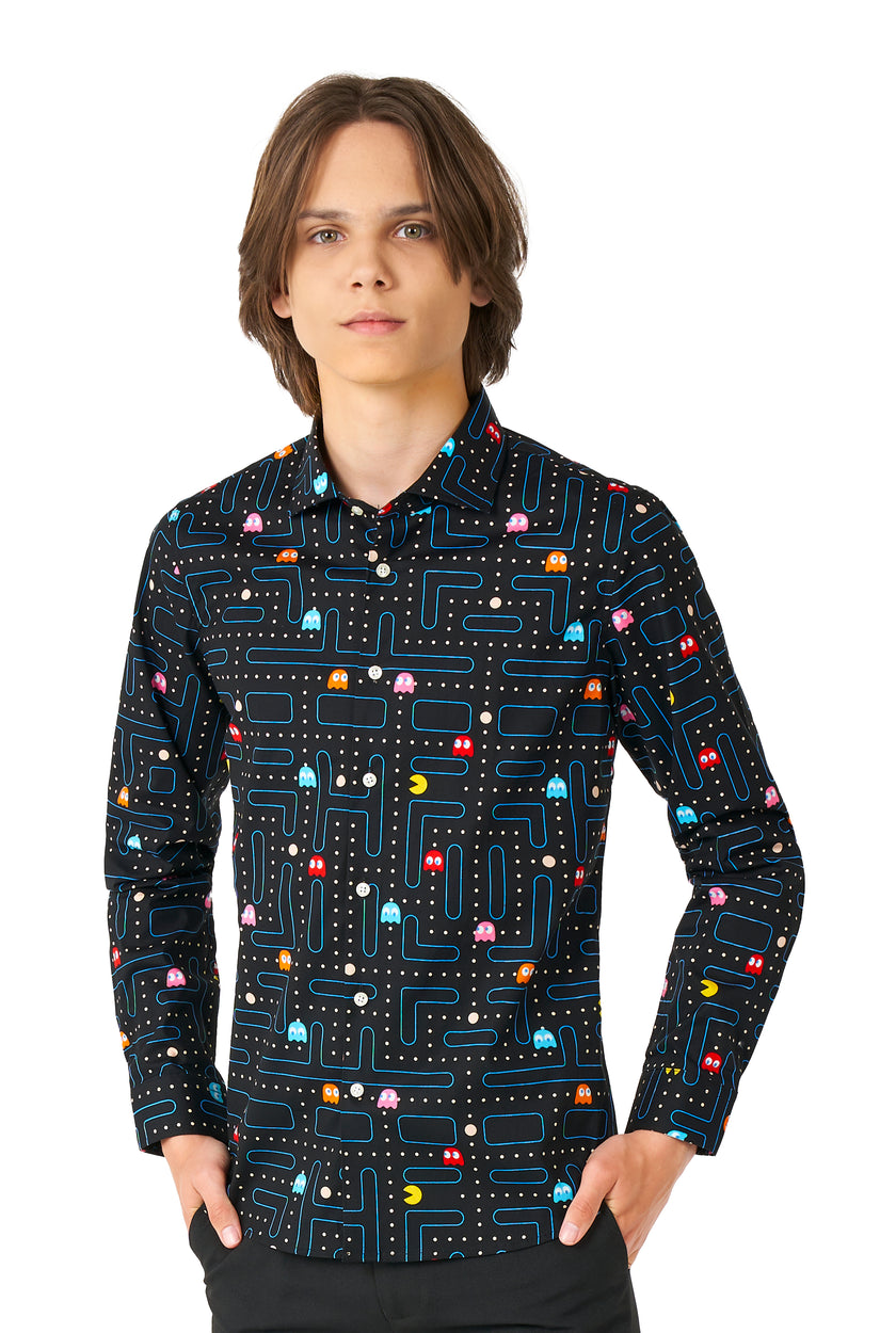 Chemise OppoSuits SHIRT LS PAC-MAN Teen Boys