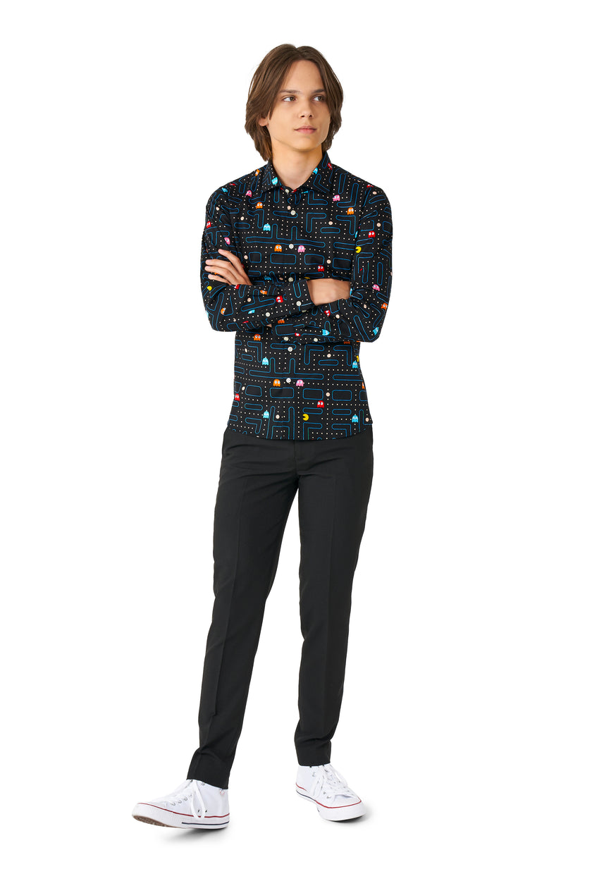 Chemise OppoSuits SHIRT LS PAC-MAN Teen Boys