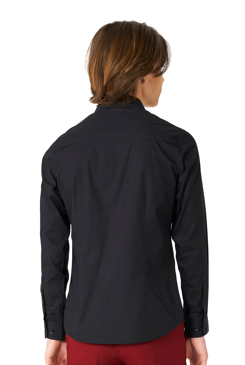 Chemise OppoSuits SHIRT LS Black Knight Teen Boys