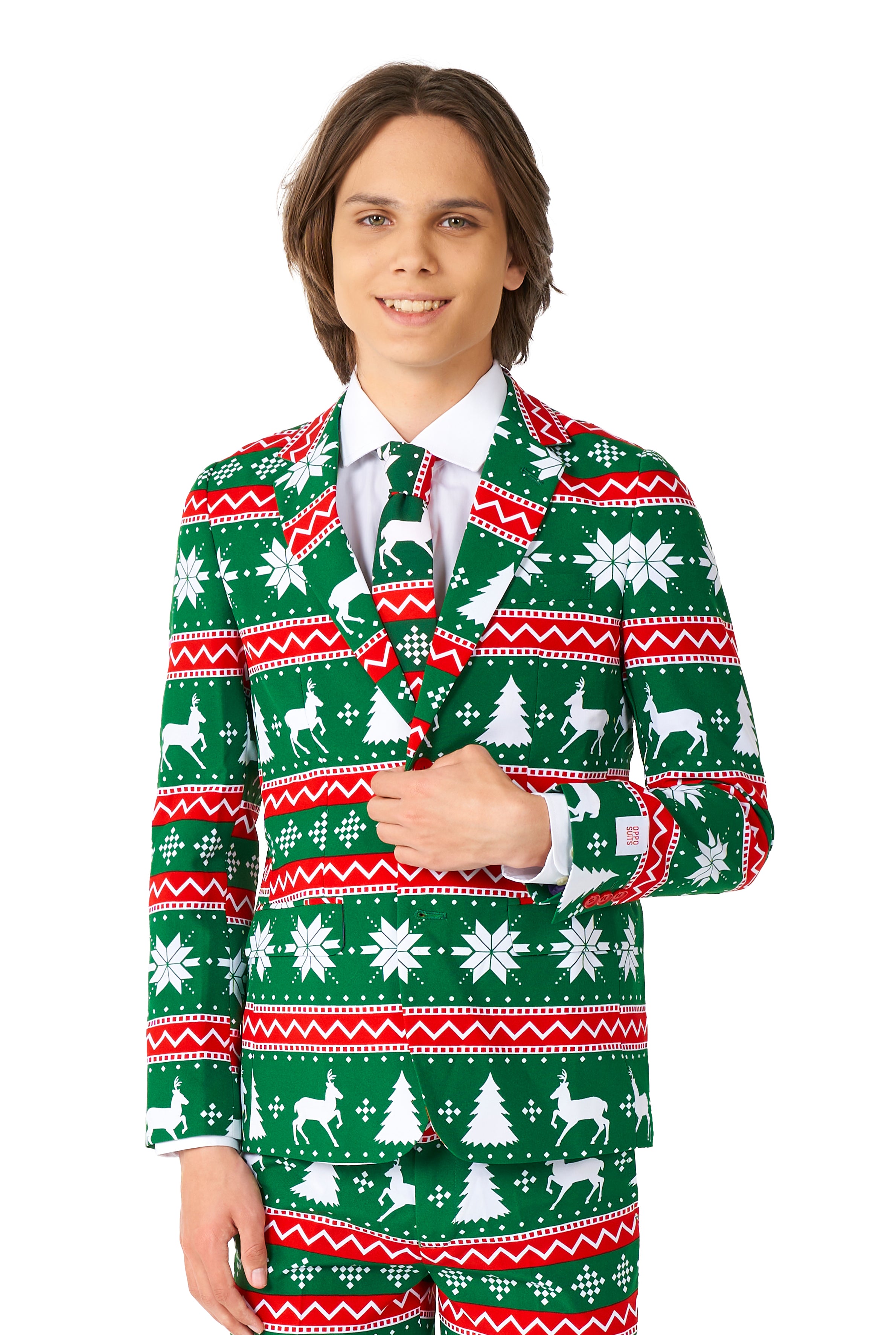 Costume OppoSuits TEEN BOYS Festive Green