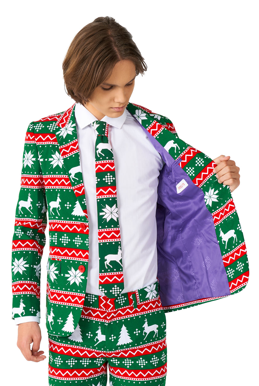Costume OppoSuits TEEN BOYS Festive Green