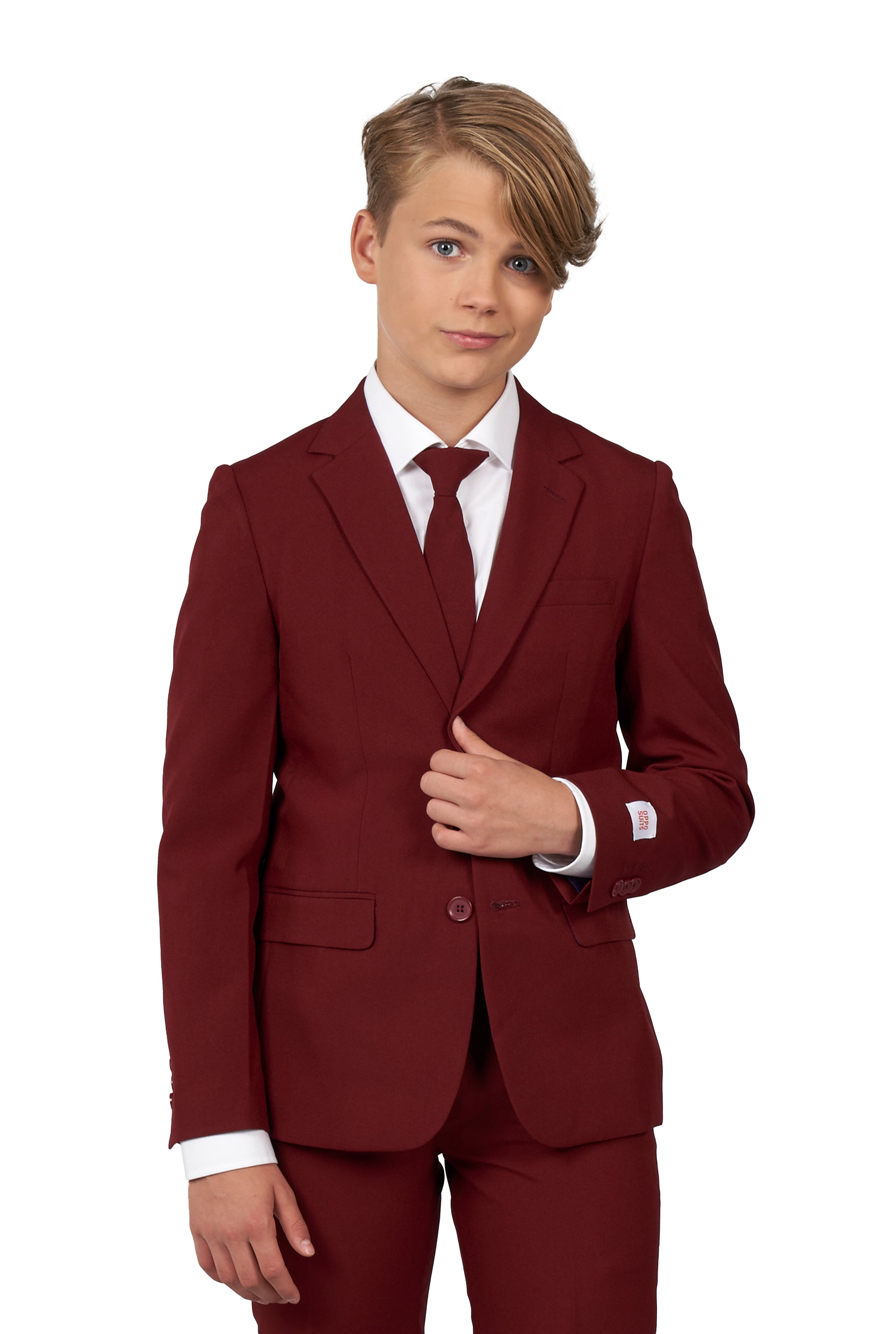 Costume OppoSuits TEEN BOYS Blazing Burgundy