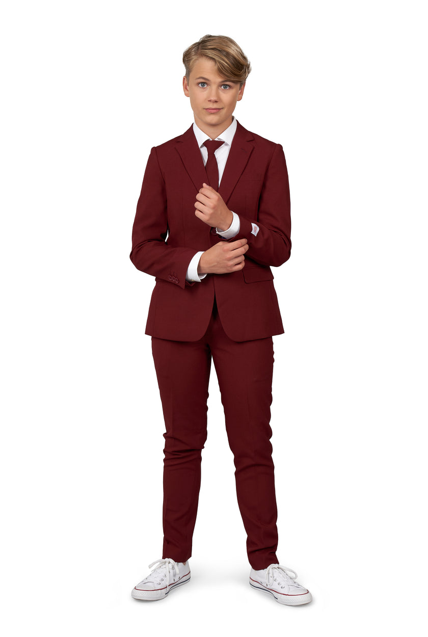 Costume OppoSuits TEEN BOYS Blazing Burgundy