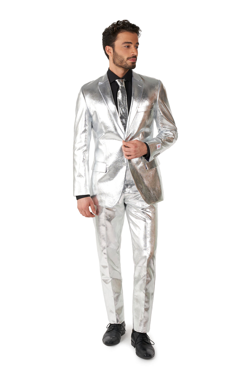 Costume OppoSuits Shiny Silver