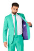 Costume OppoSuits Trendy Turquoise
