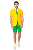 Costume OppoSuits SUMMER Green and Gold