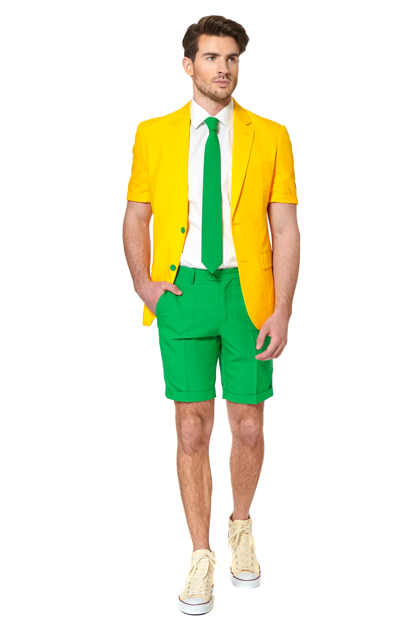 Costume OppoSuits SUMMER Green and Gold