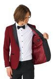 Costume OppoSuits TEEN BOYS Hot Burgundy