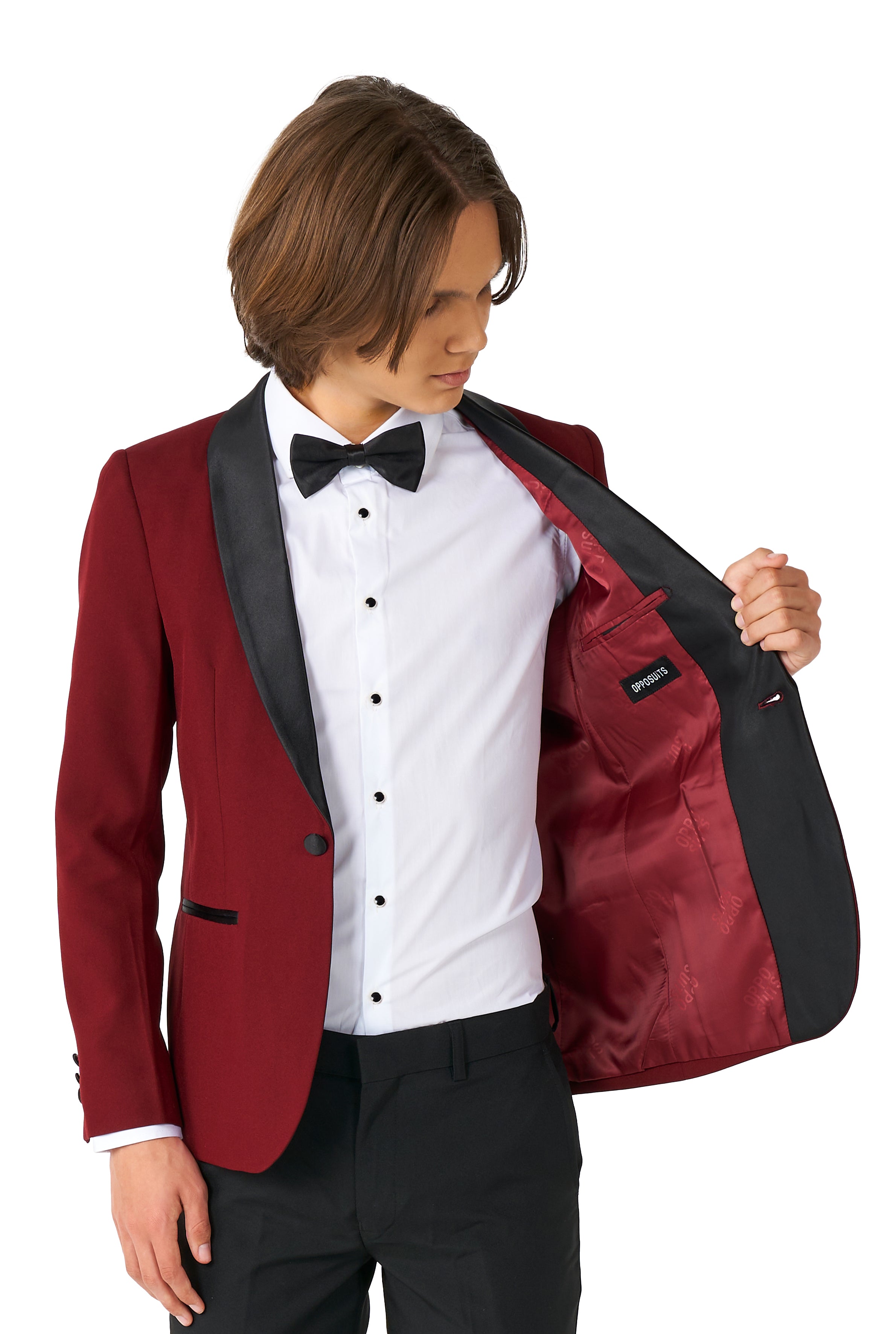 Costume OppoSuits TEEN BOYS Hot Burgundy