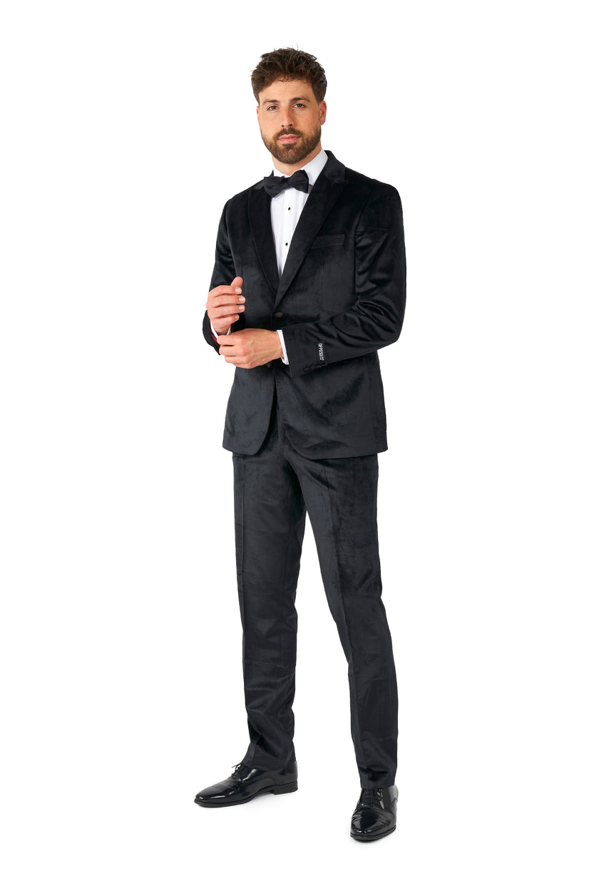 Costume OppoSuits Midnight Black Velvet