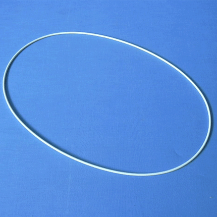 Ovale en Époxy Blanc 45cm x 30cm