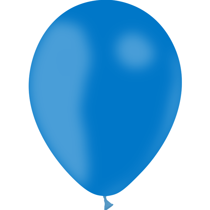 50 Ballons Latex HG95 Bleu Roi - Balloonia