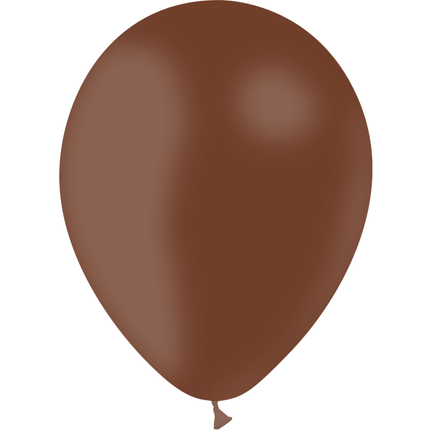 12 Ballons Latex HG80 Chocolat - Balloonia