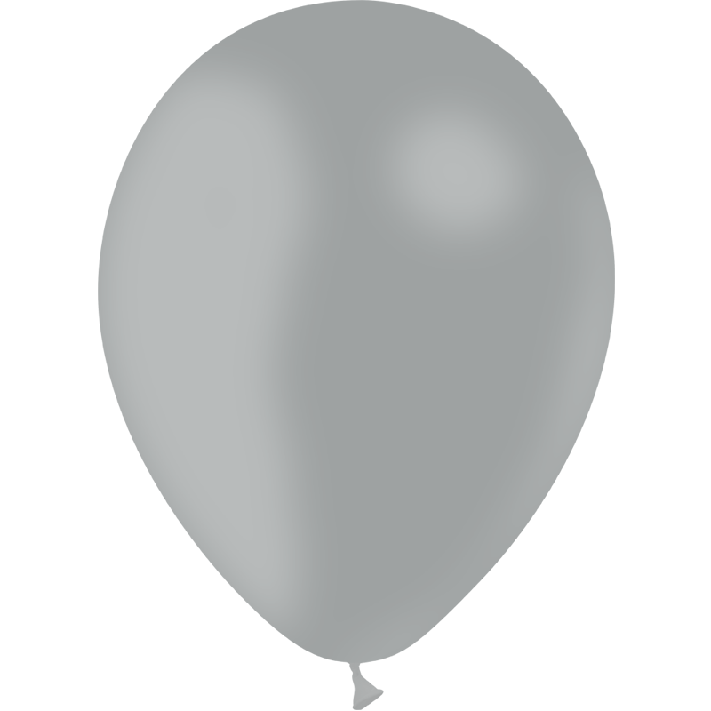 100 Ballons HG80 Gris - Balloonia