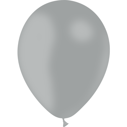 100 Ballons Latex HG112 Standard Gris - Balloonia