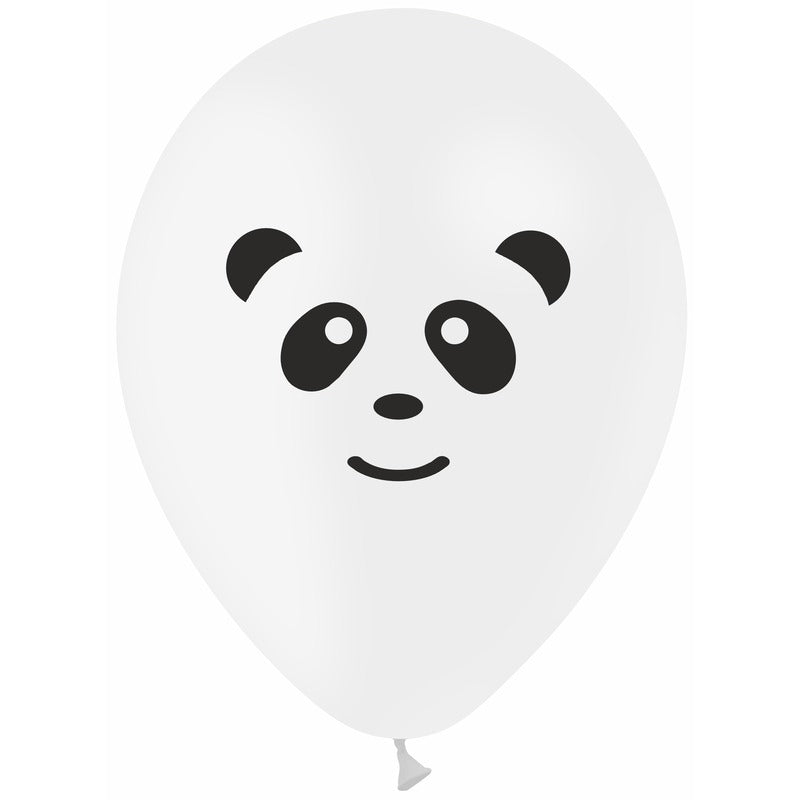 50 ballons Latex Panda Impression 1 Face 5