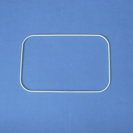 Rectangle en Époxy Blanc 15cm x 10cm