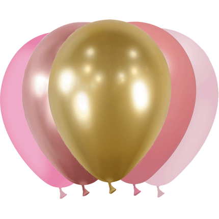 20 Ballons HG112 Assortiment Camaïeu Rose - Balloonia