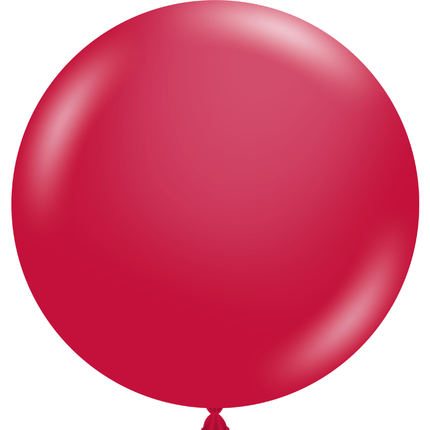 1 Ballon 60cm Métal Grenat- Ballonrama