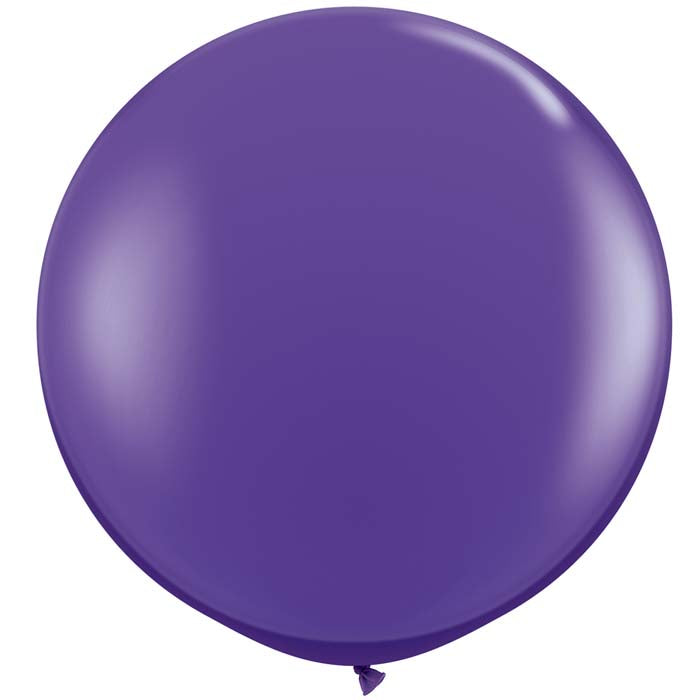 2 Ballons Purple Violet 3' - Qualatex