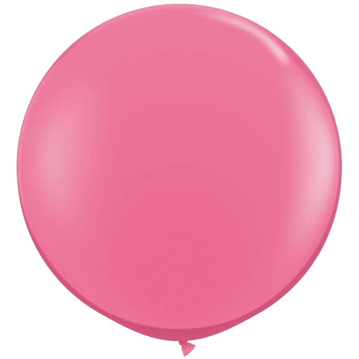 2 Ballons Rose Chaud 3' - Qualatex