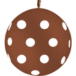 1 Ballon Latex HG3 Pois Chocolat - PMS