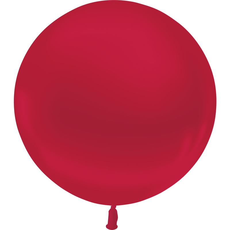 Ballon Latex HG3' Cristal Bordeaux - Balloonia