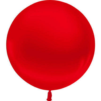 Ballon Latex HG2' Métal Rouge - Balloonia