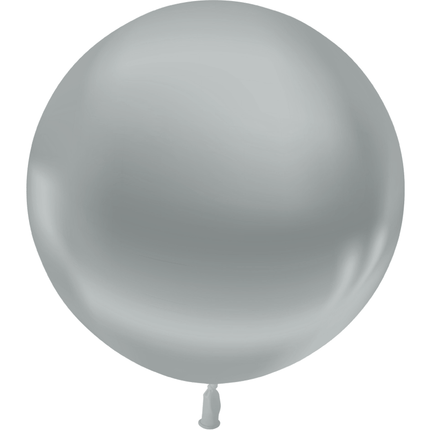 Ballon Latex HG2' Métal Argent Vrac - Balloonia