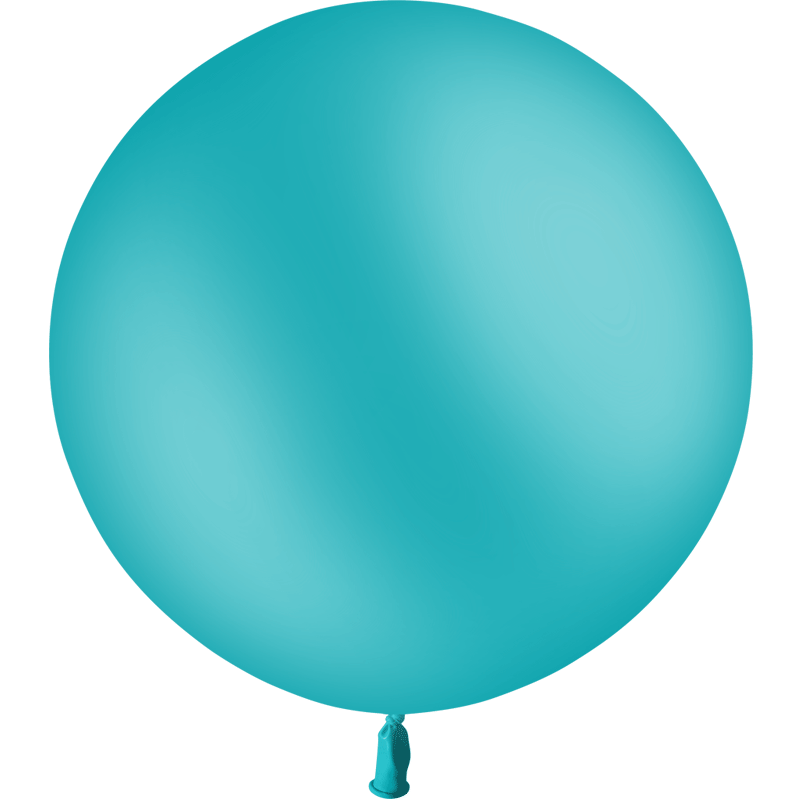 Ballon Latex HG2' Standard Turquoise Vrac - Balloonia